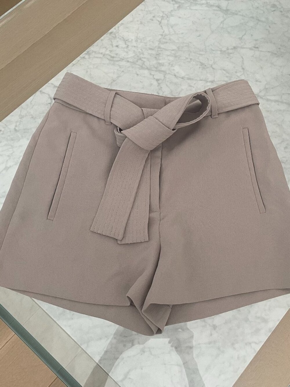 Wilfred by Aritzia Tie Front Shorts (Size 4)